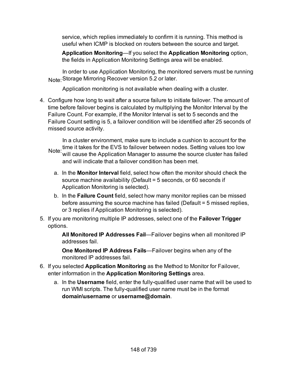 HP Storage Mirroring Software User Manual | Page 150 / 741