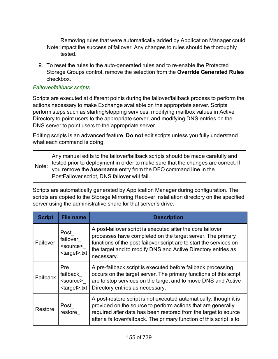 HP Storage Mirroring Software User Manual | Page 157 / 741