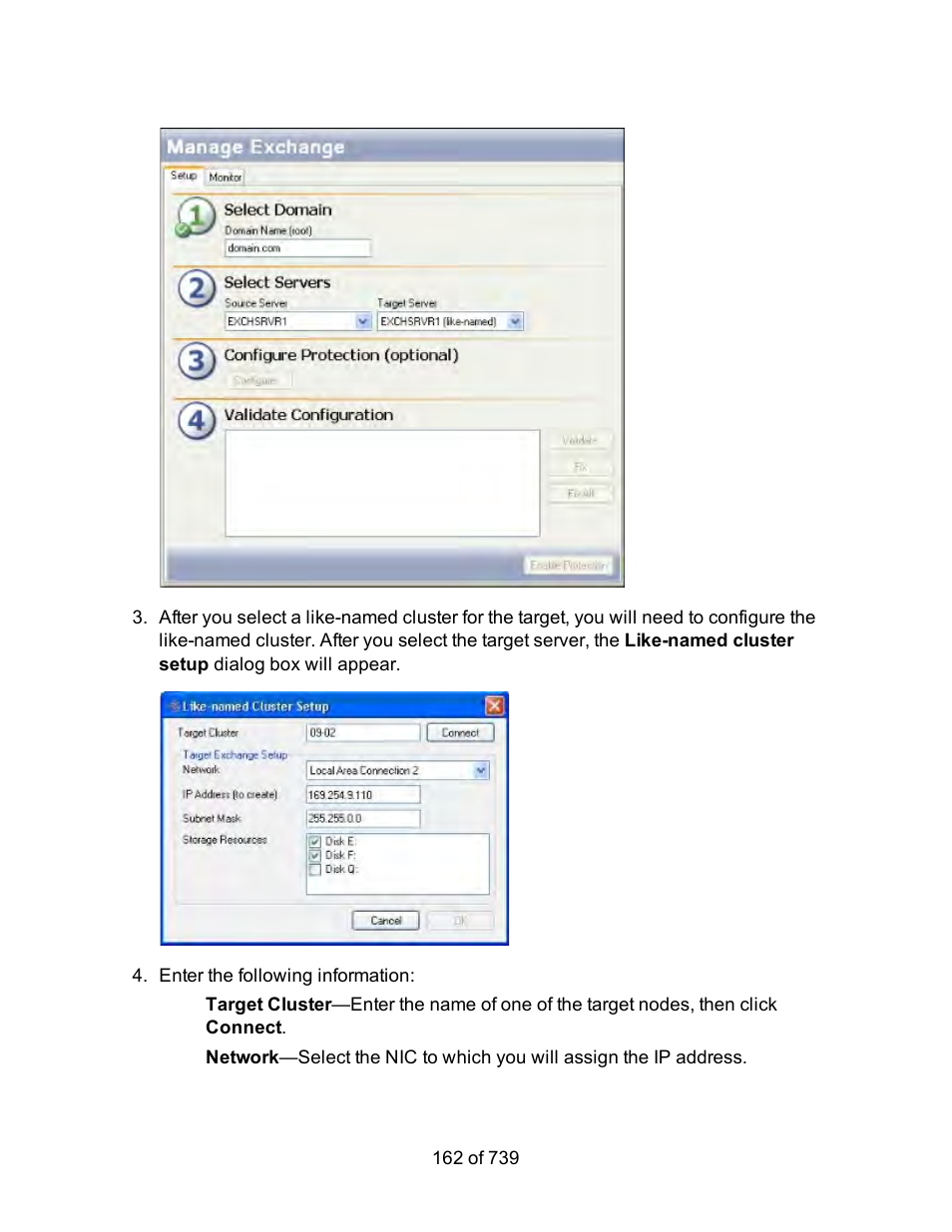 HP Storage Mirroring Software User Manual | Page 164 / 741