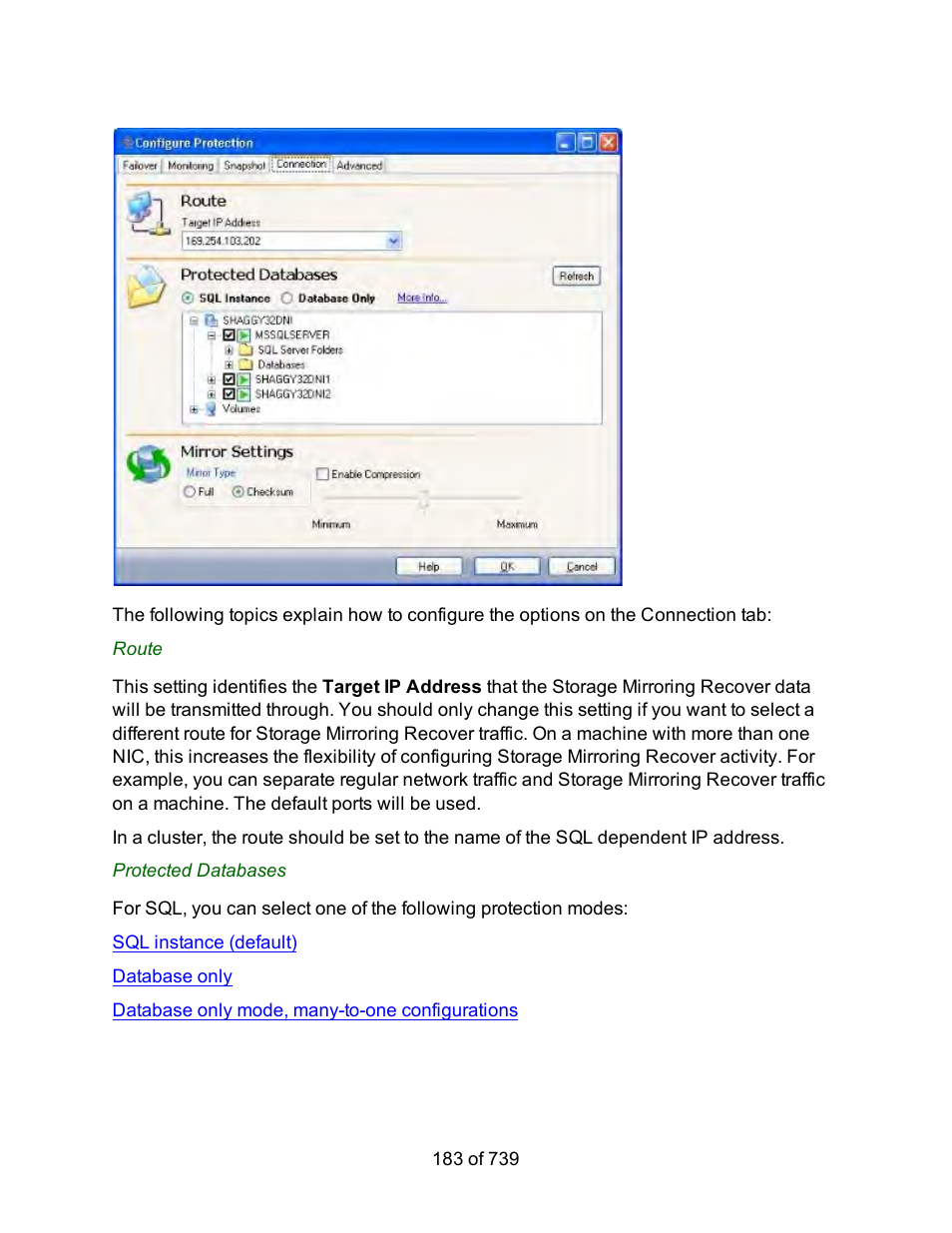 HP Storage Mirroring Software User Manual | Page 185 / 741