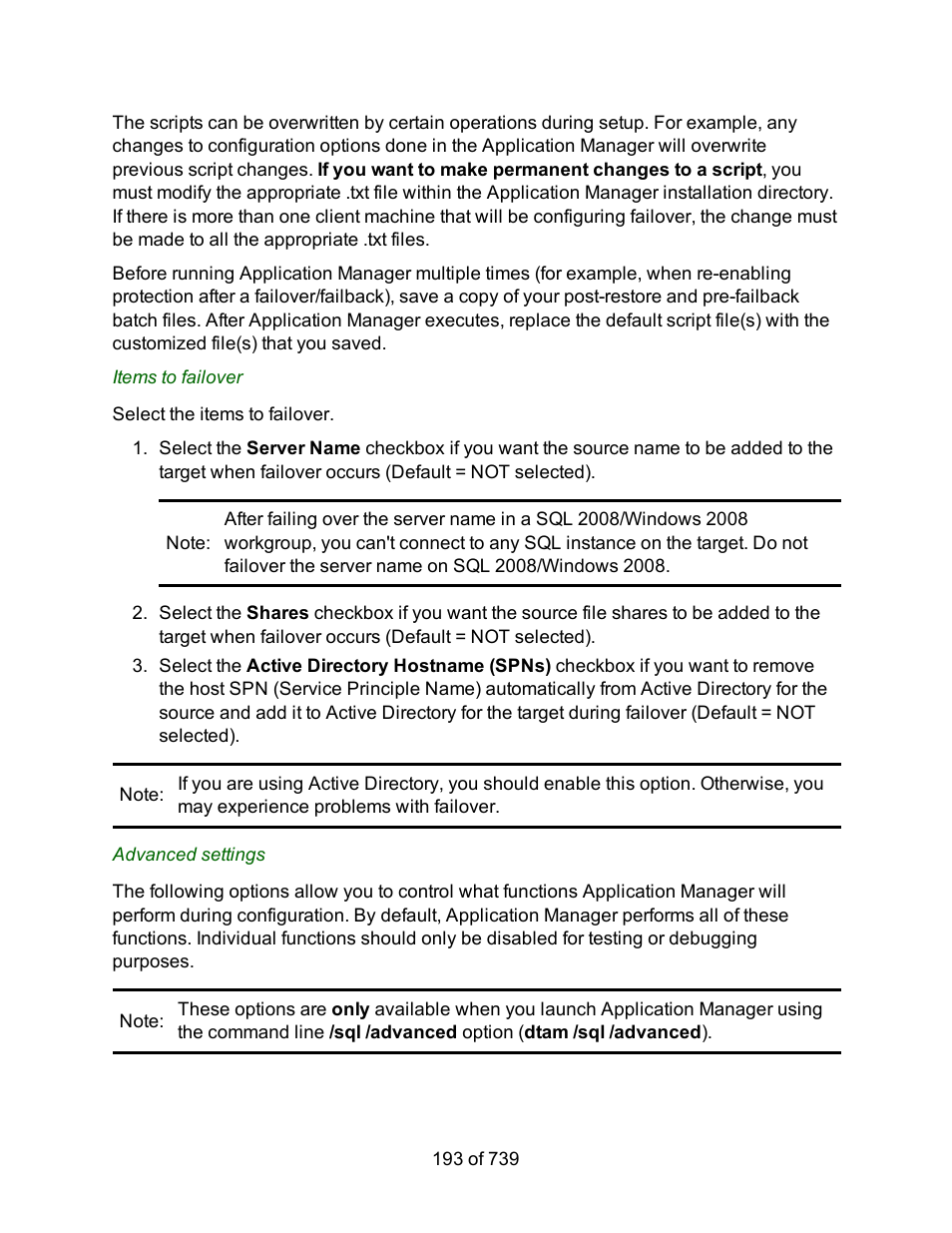 HP Storage Mirroring Software User Manual | Page 195 / 741