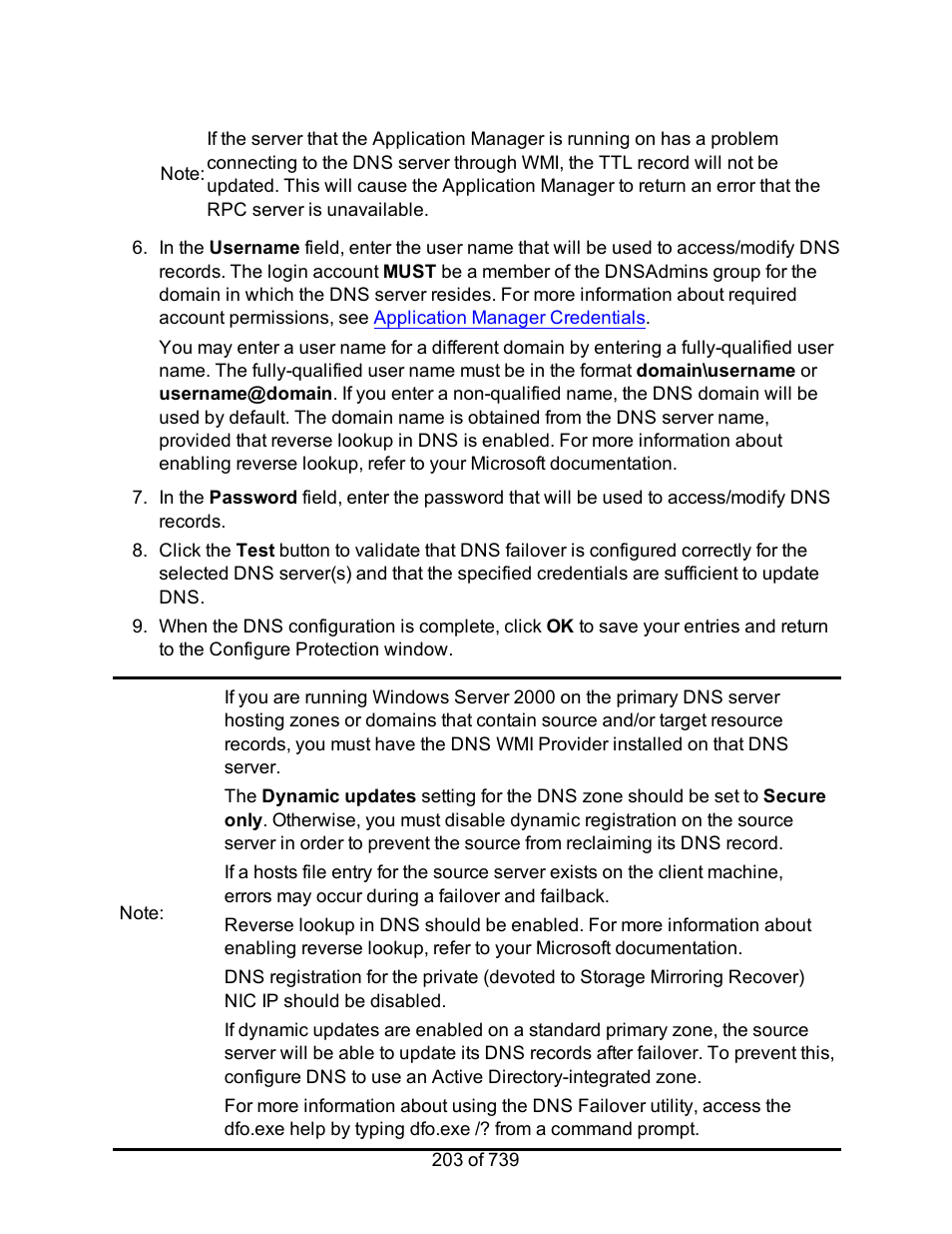 HP Storage Mirroring Software User Manual | Page 205 / 741