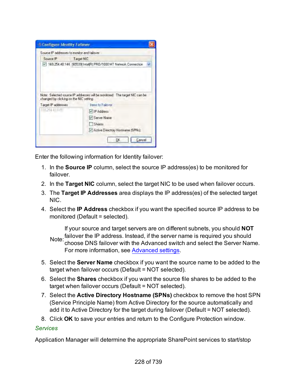 HP Storage Mirroring Software User Manual | Page 230 / 741