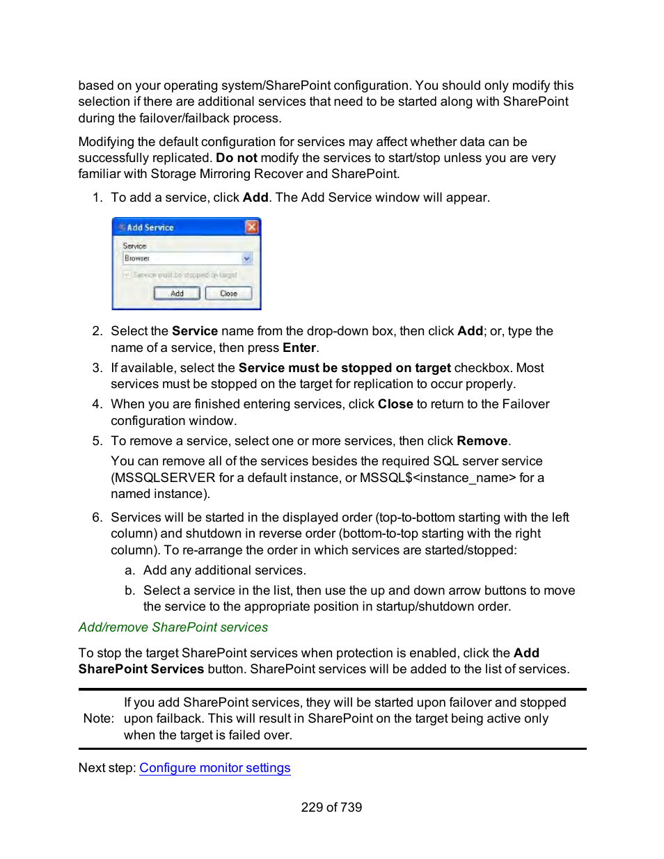 HP Storage Mirroring Software User Manual | Page 231 / 741