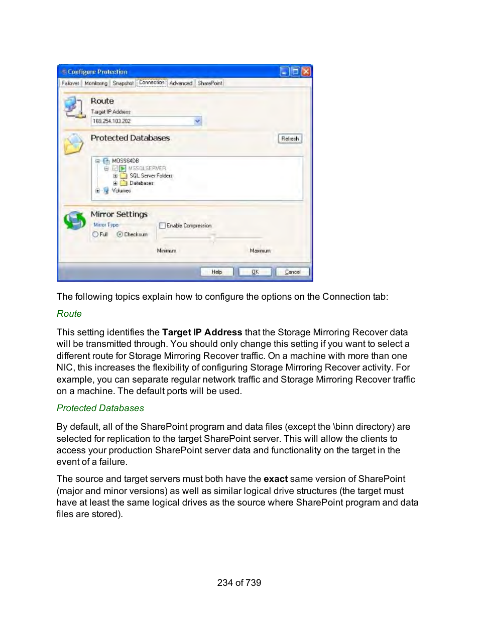 HP Storage Mirroring Software User Manual | Page 236 / 741