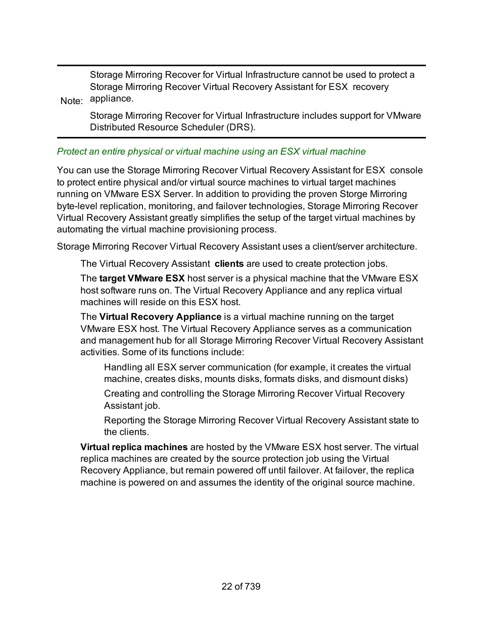 HP Storage Mirroring Software User Manual | Page 24 / 741