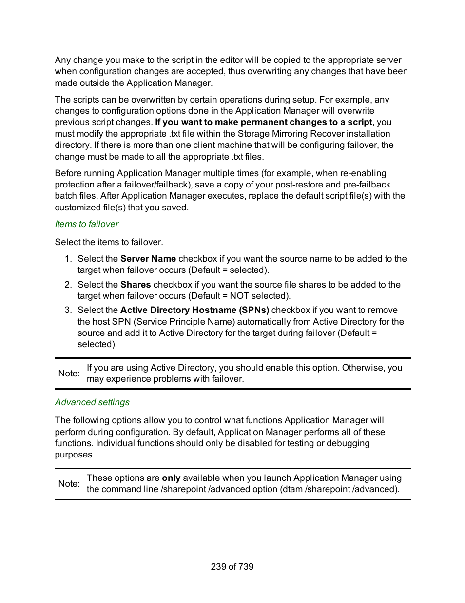 HP Storage Mirroring Software User Manual | Page 241 / 741
