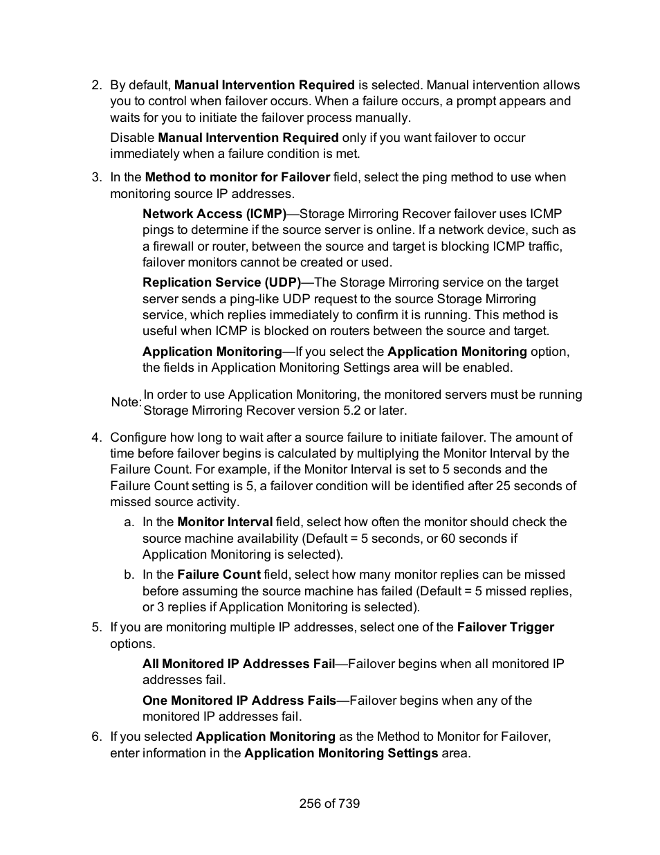 HP Storage Mirroring Software User Manual | Page 258 / 741