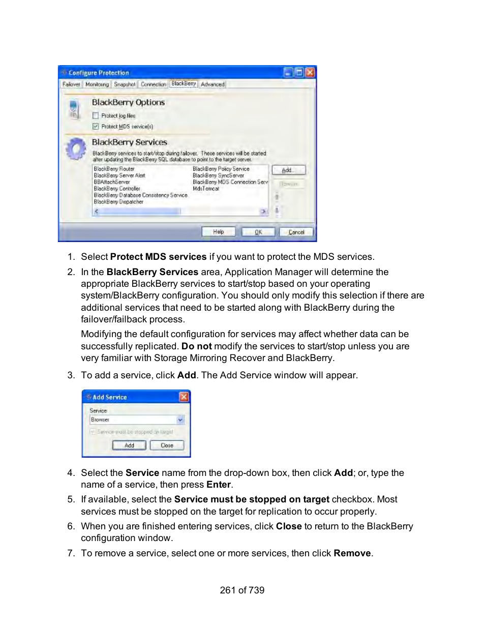 HP Storage Mirroring Software User Manual | Page 263 / 741