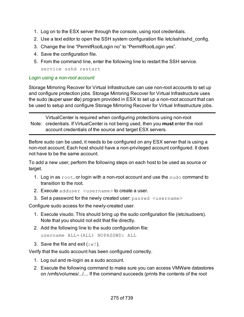HP Storage Mirroring Software User Manual | Page 277 / 741