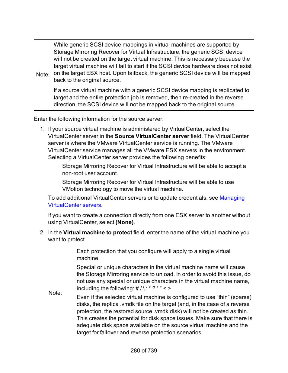 HP Storage Mirroring Software User Manual | Page 282 / 741