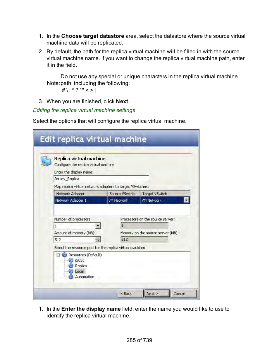 HP Storage Mirroring Software User Manual | Page 287 / 741