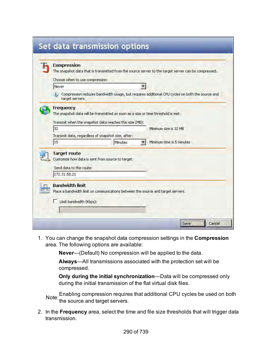 HP Storage Mirroring Software User Manual | Page 292 / 741