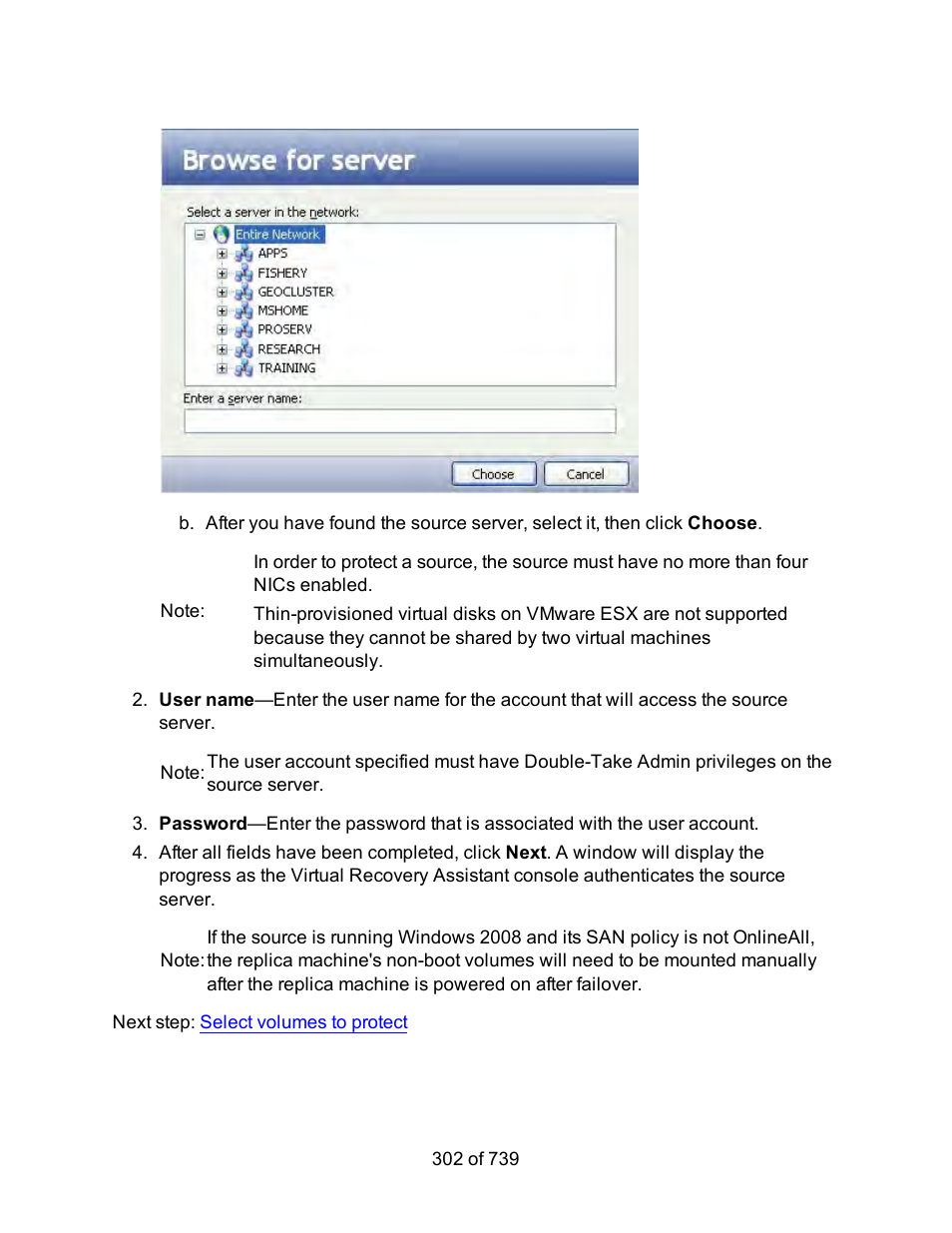 HP Storage Mirroring Software User Manual | Page 304 / 741