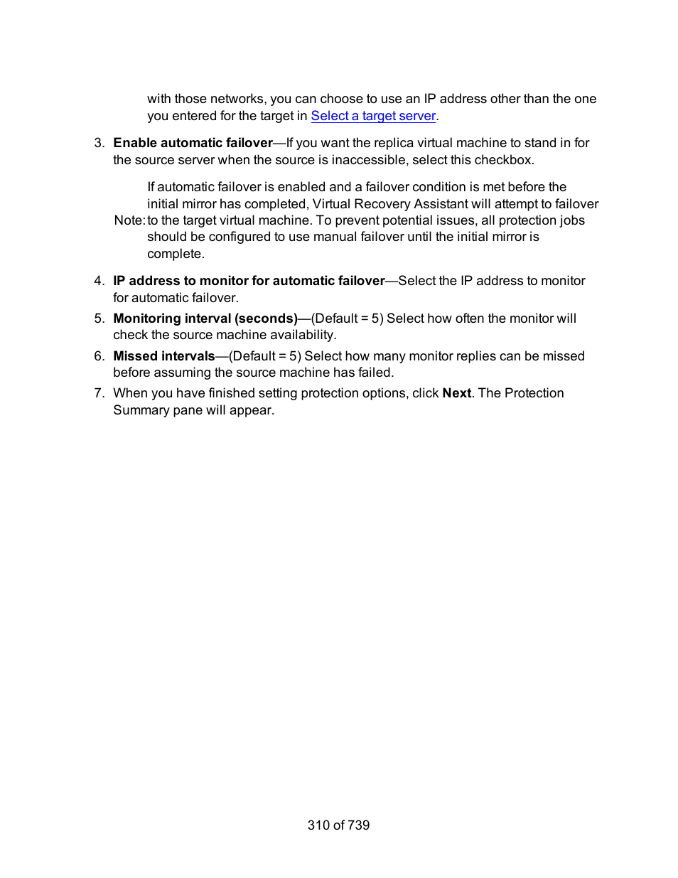 HP Storage Mirroring Software User Manual | Page 312 / 741