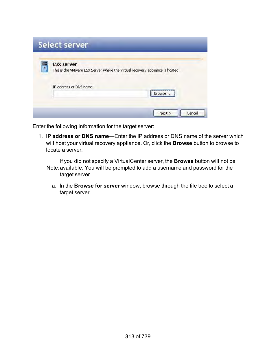 HP Storage Mirroring Software User Manual | Page 315 / 741