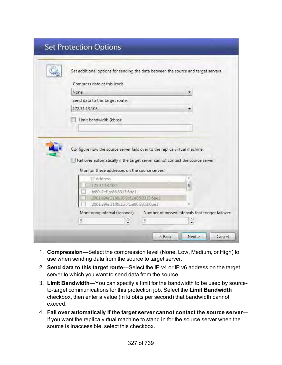 HP Storage Mirroring Software User Manual | Page 329 / 741