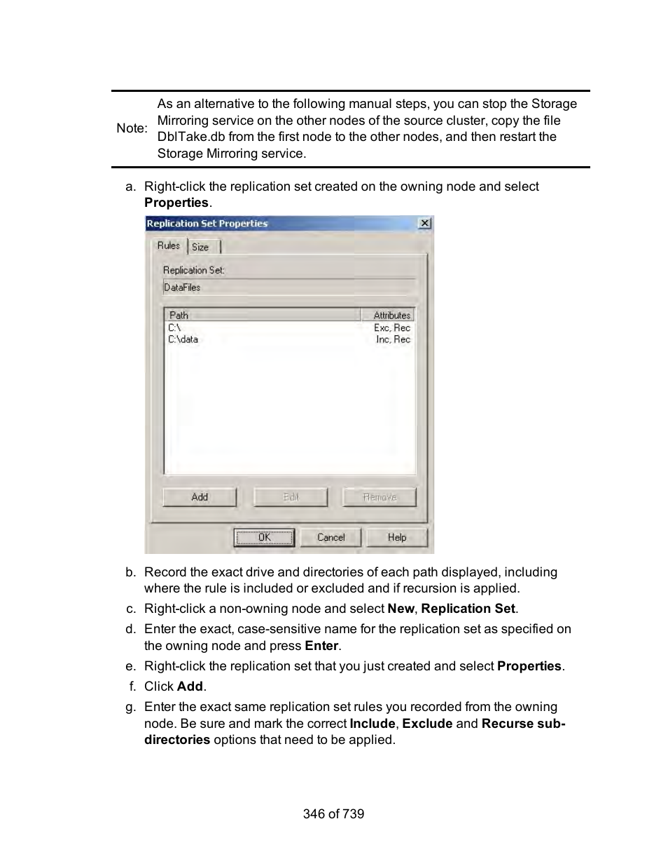 HP Storage Mirroring Software User Manual | Page 348 / 741