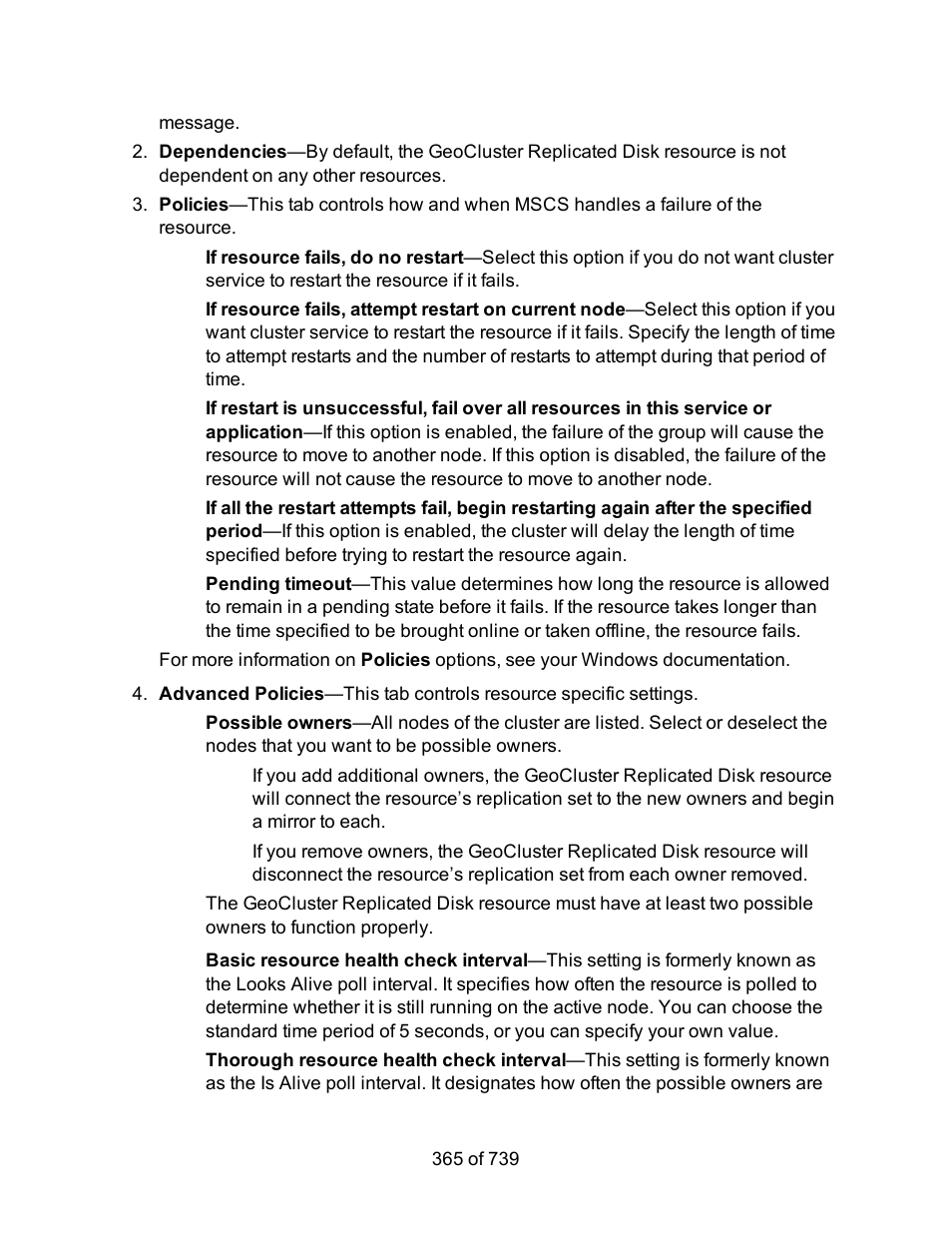 HP Storage Mirroring Software User Manual | Page 367 / 741