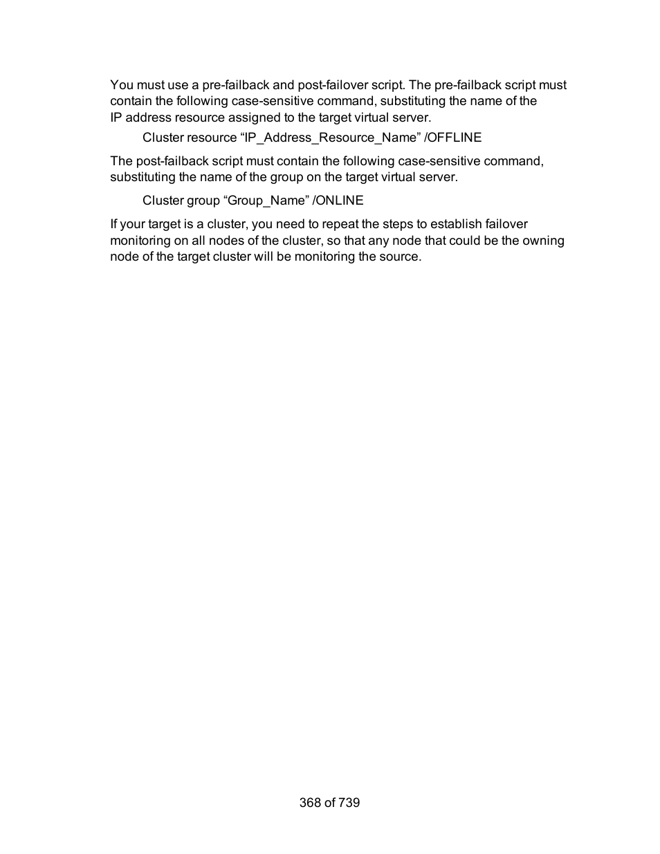 HP Storage Mirroring Software User Manual | Page 370 / 741