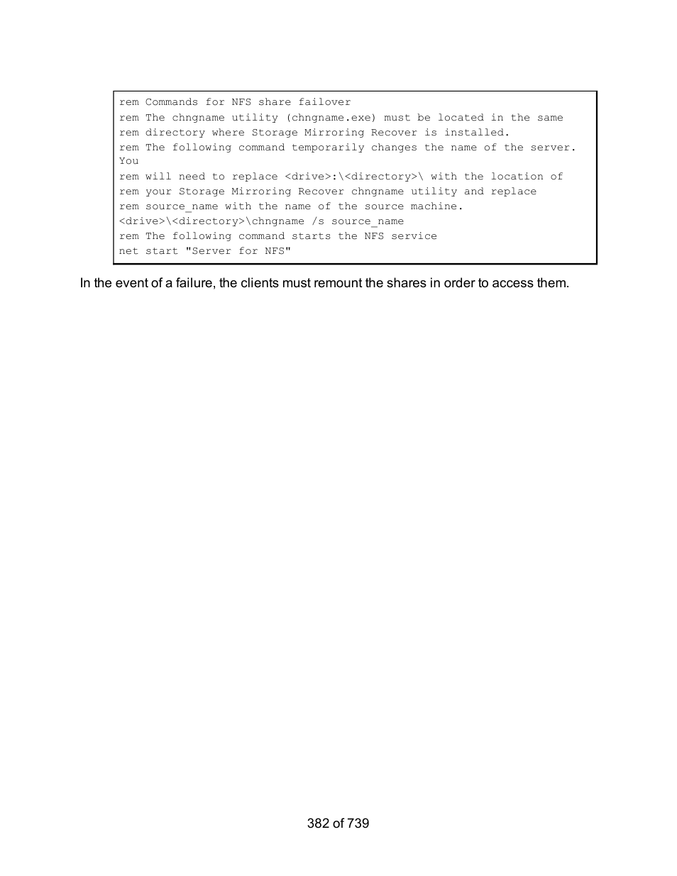 HP Storage Mirroring Software User Manual | Page 384 / 741