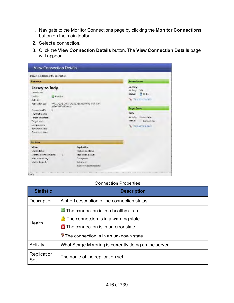 HP Storage Mirroring Software User Manual | Page 418 / 741