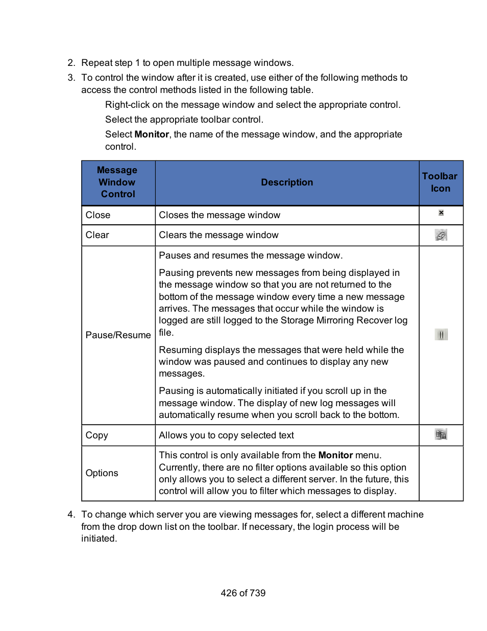 HP Storage Mirroring Software User Manual | Page 428 / 741