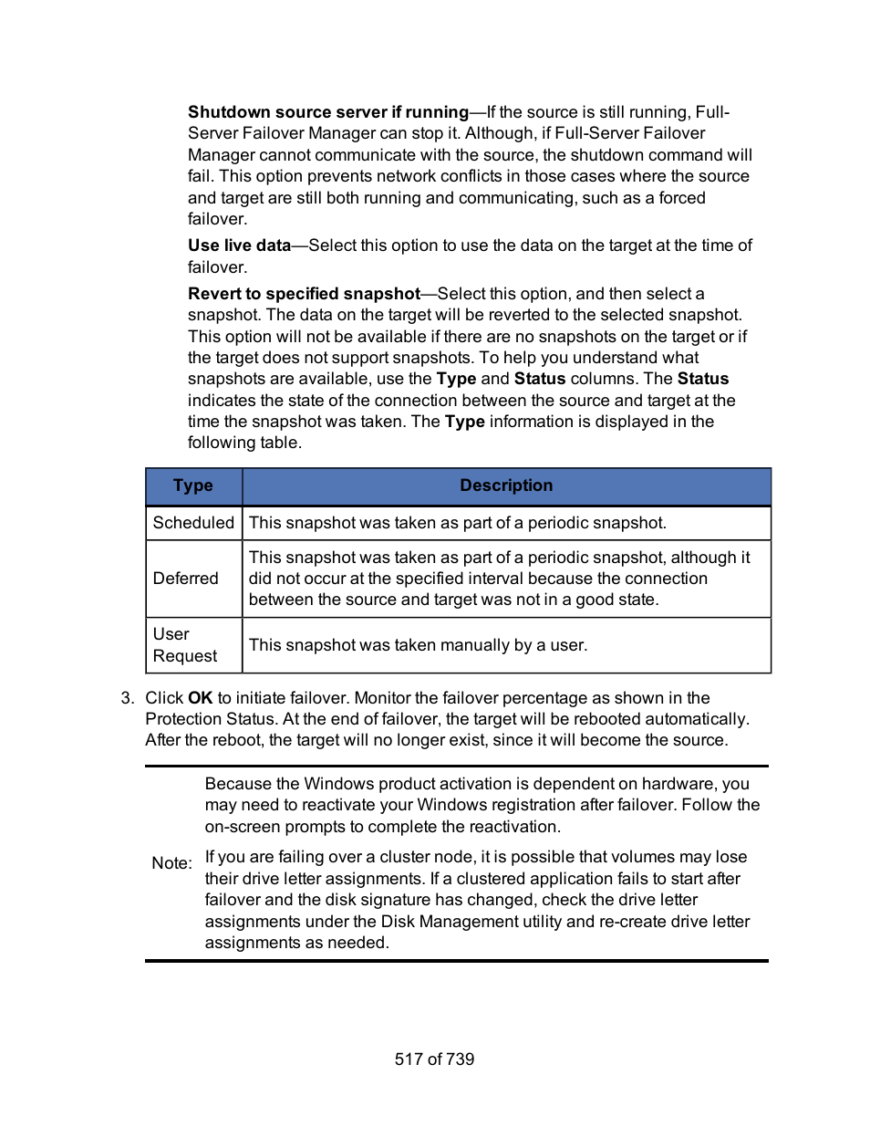 HP Storage Mirroring Software User Manual | Page 519 / 741