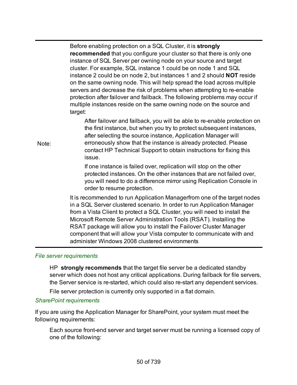 HP Storage Mirroring Software User Manual | Page 52 / 741