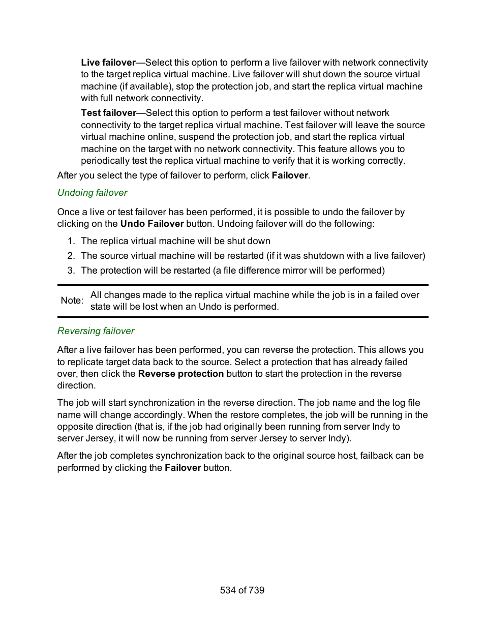 HP Storage Mirroring Software User Manual | Page 536 / 741