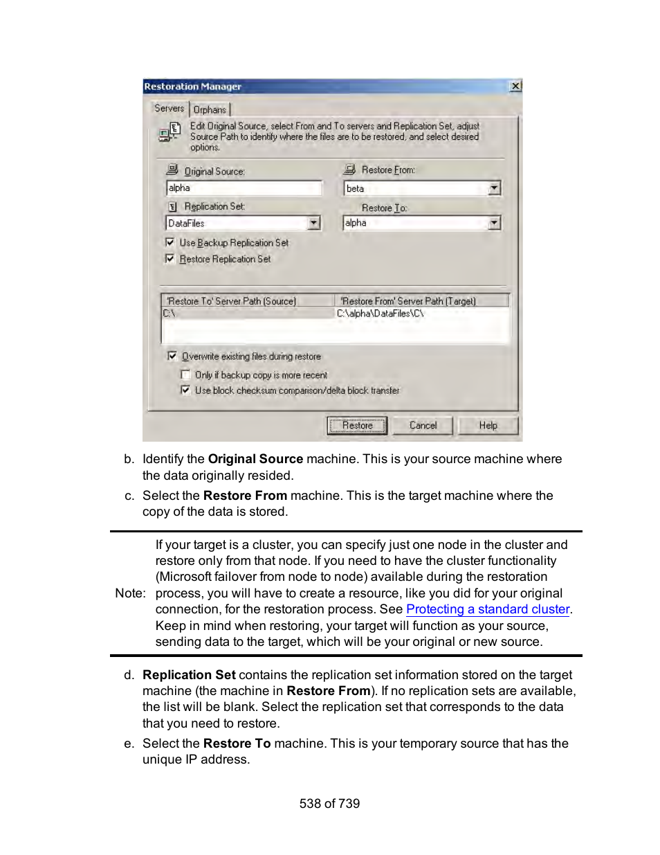 HP Storage Mirroring Software User Manual | Page 540 / 741