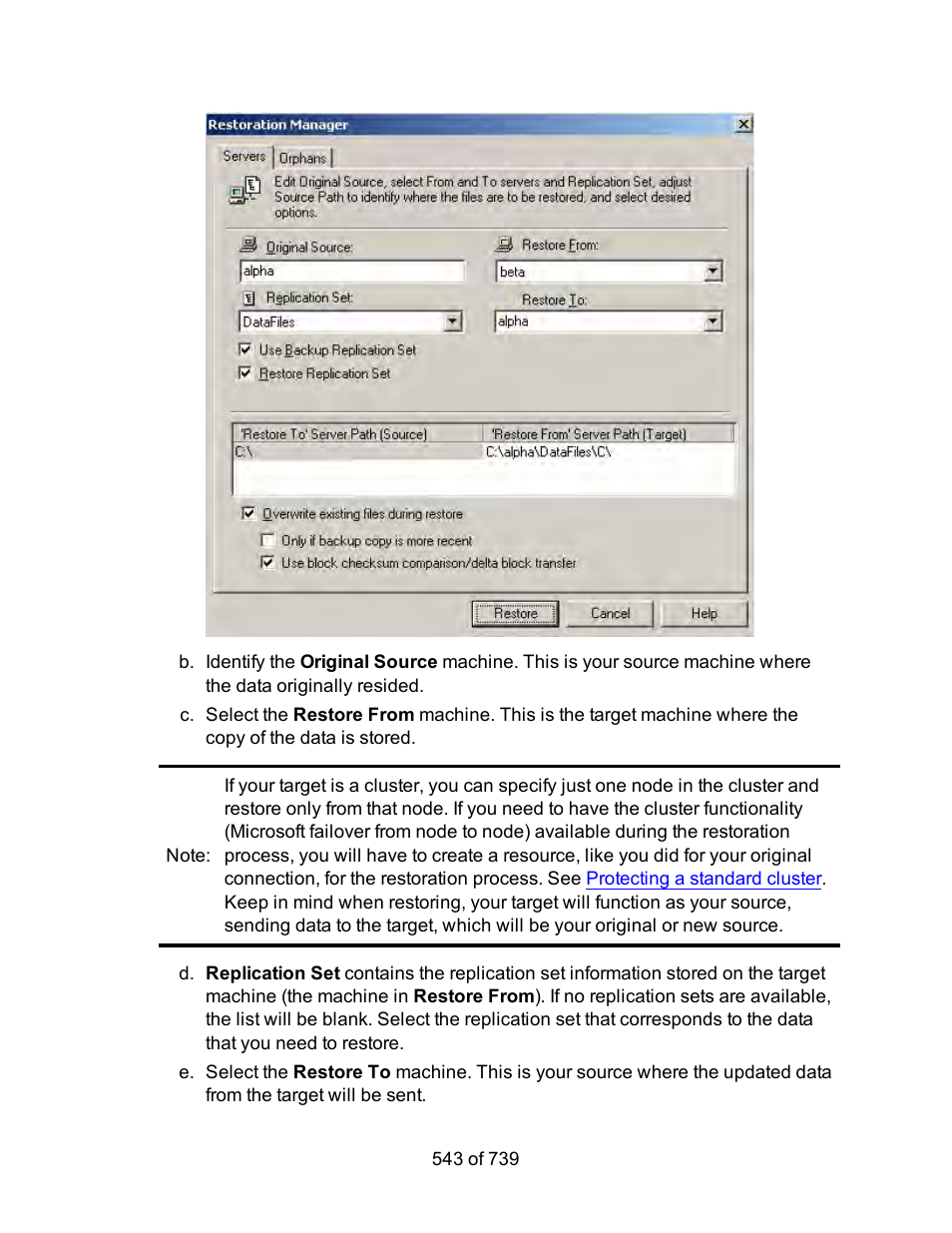 HP Storage Mirroring Software User Manual | Page 545 / 741