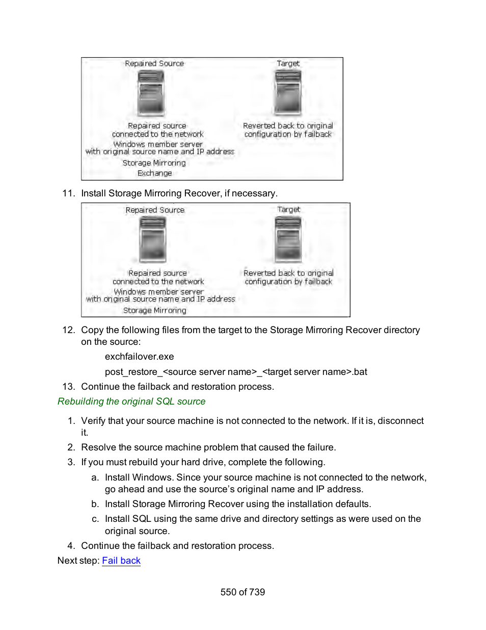 HP Storage Mirroring Software User Manual | Page 552 / 741