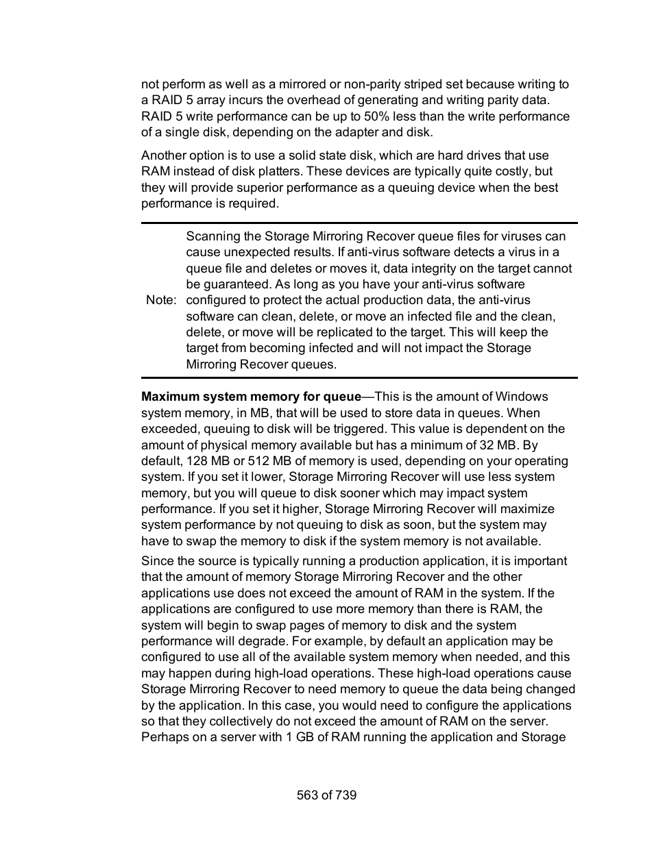 HP Storage Mirroring Software User Manual | Page 565 / 741