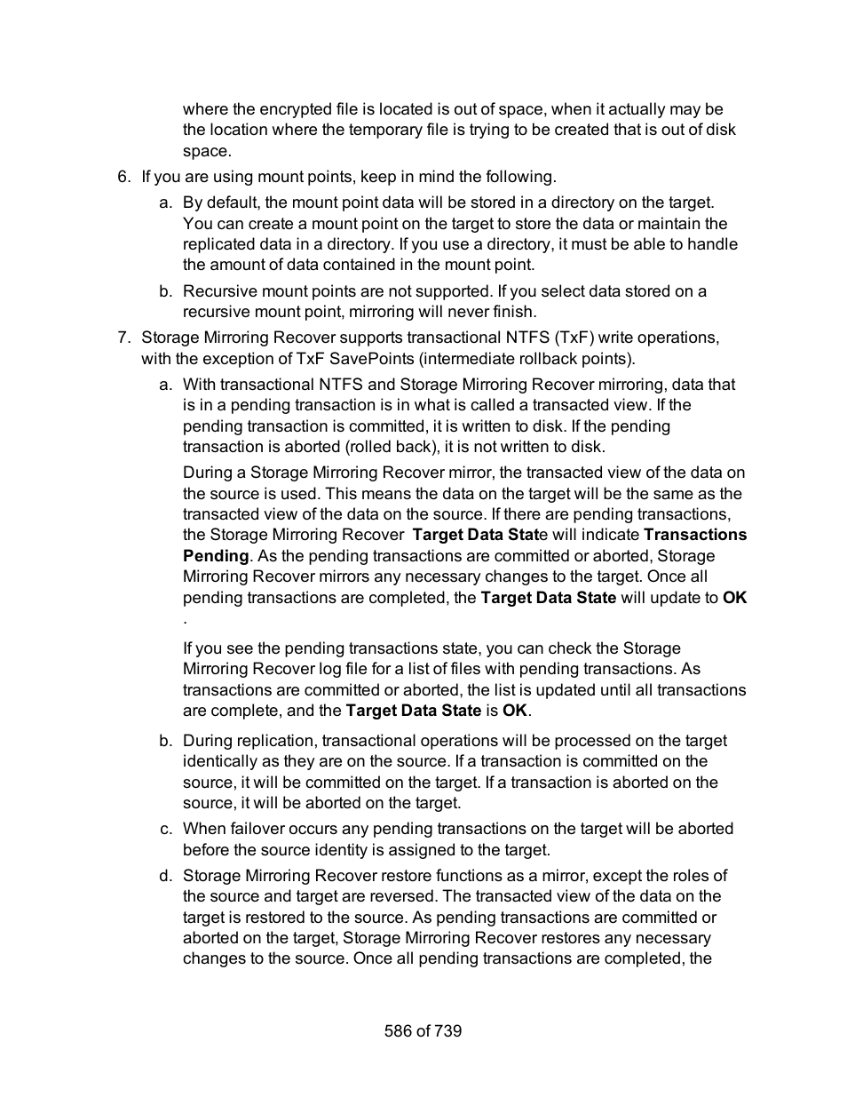 HP Storage Mirroring Software User Manual | Page 588 / 741