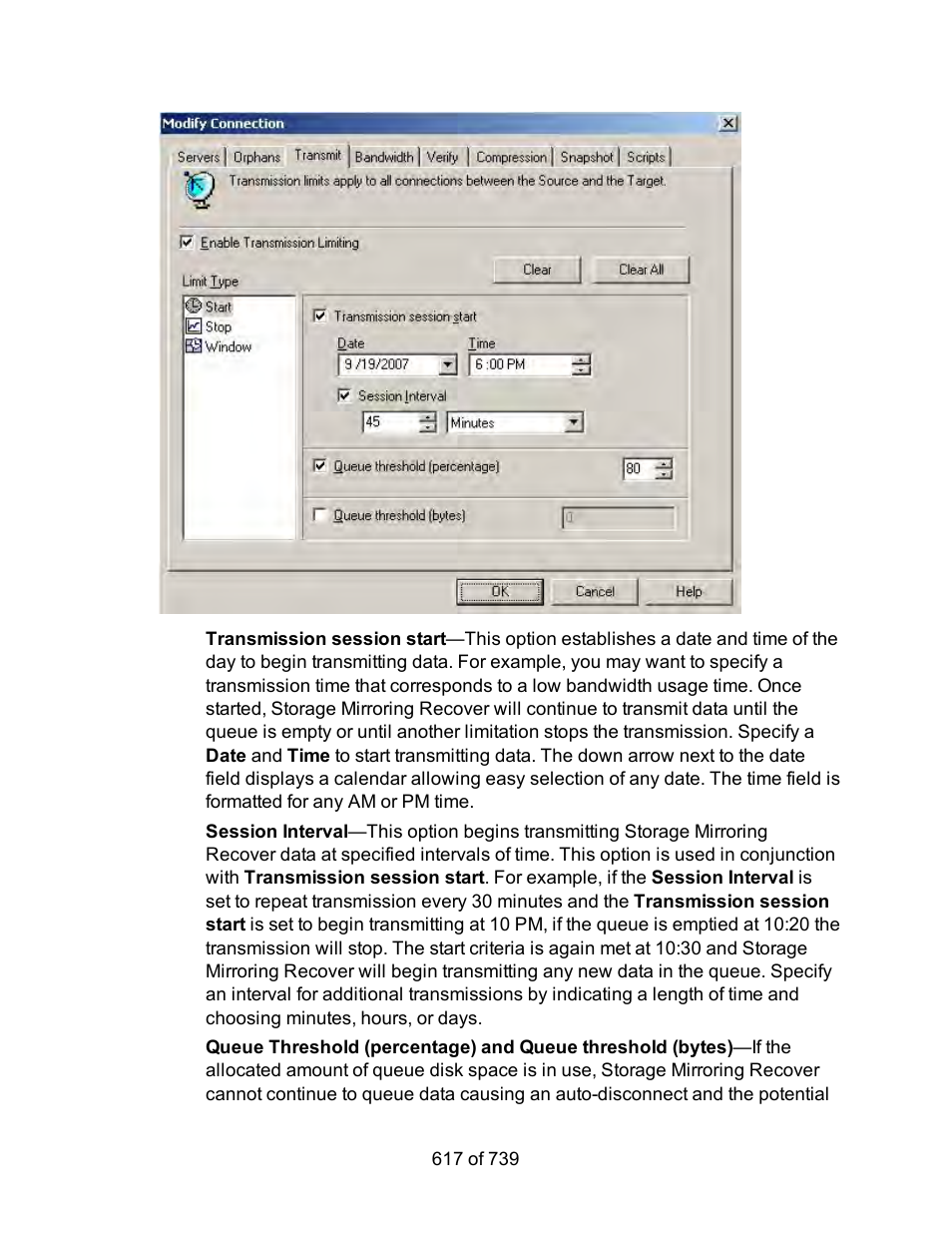 HP Storage Mirroring Software User Manual | Page 619 / 741