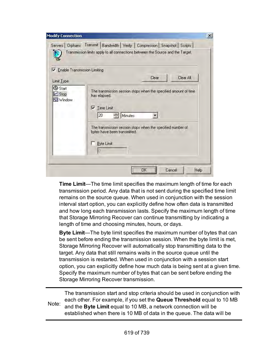 HP Storage Mirroring Software User Manual | Page 621 / 741