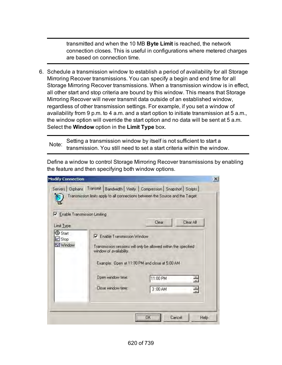 HP Storage Mirroring Software User Manual | Page 622 / 741