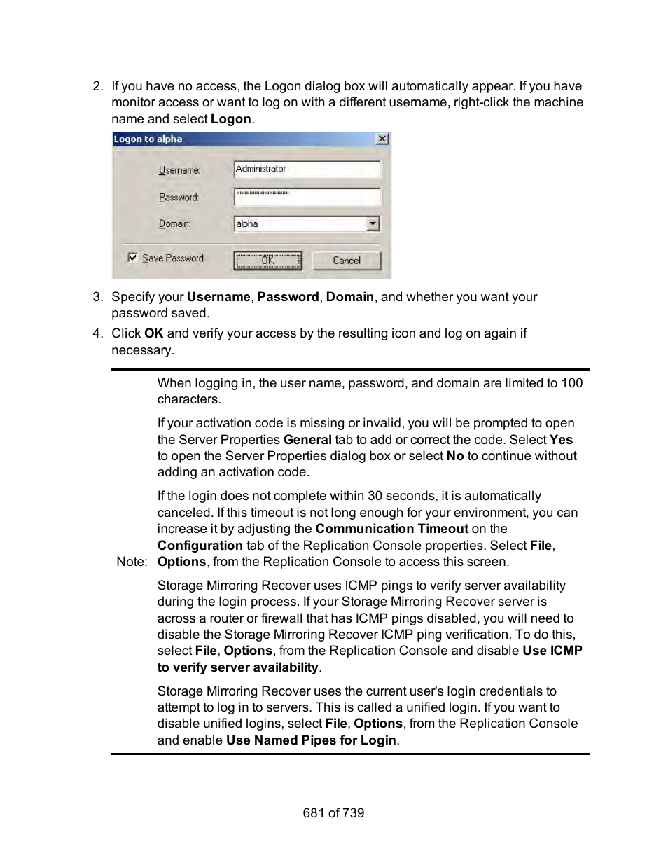 HP Storage Mirroring Software User Manual | Page 683 / 741