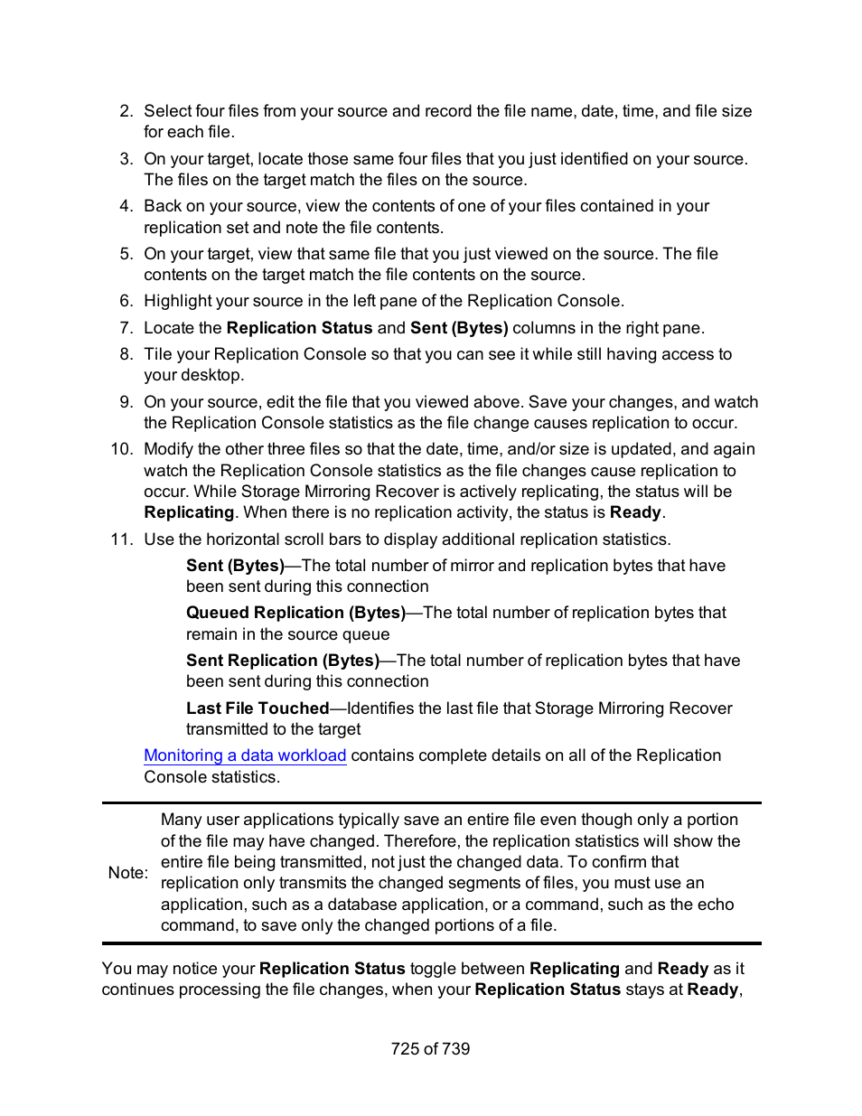 HP Storage Mirroring Software User Manual | Page 727 / 741