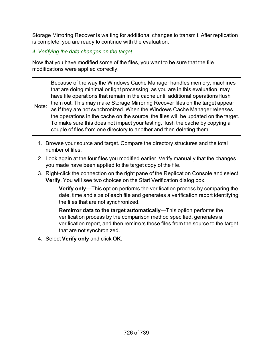 HP Storage Mirroring Software User Manual | Page 728 / 741