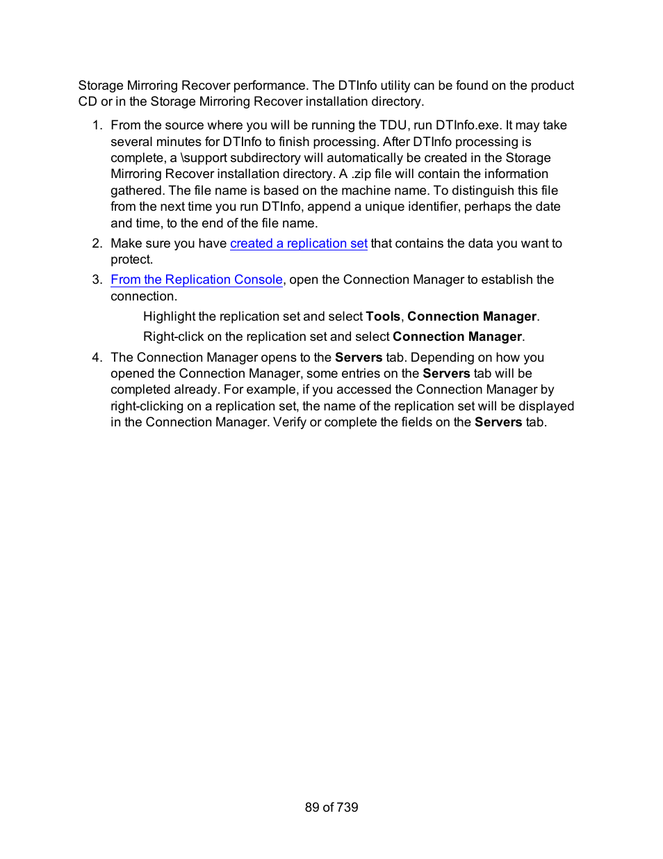 HP Storage Mirroring Software User Manual | Page 91 / 741