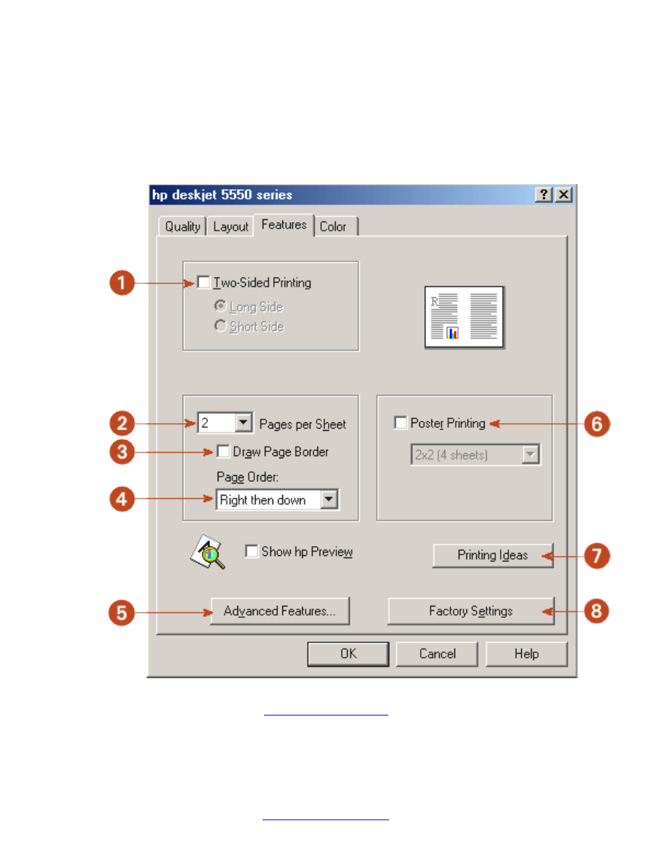 HP Deskjet 5550 Color Inkjet Printer User Manual | Page 27 / 125