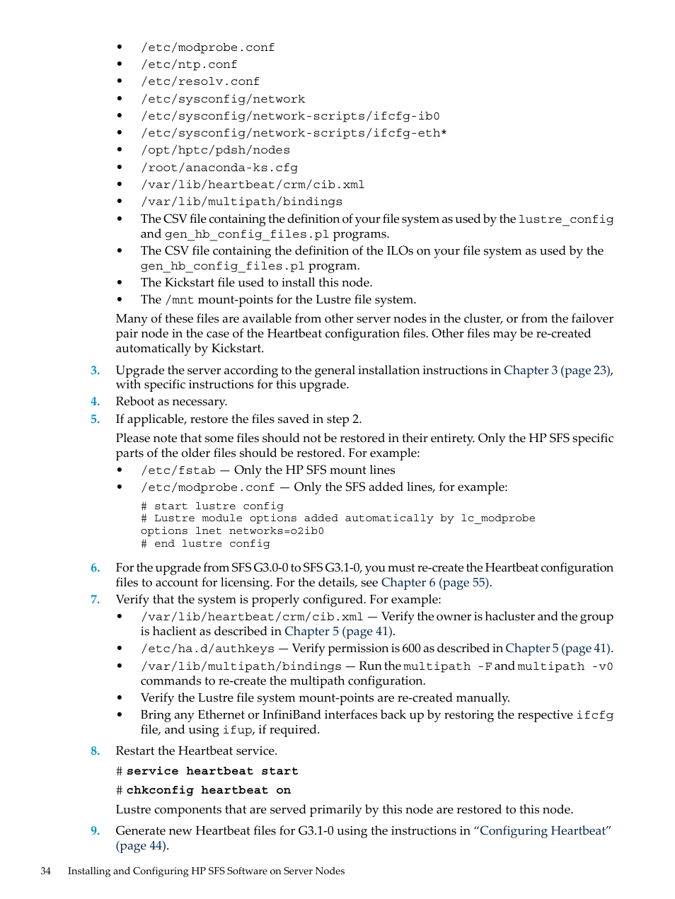 HP StorageWorks Scalable File Share User Manual | Page 34 / 70