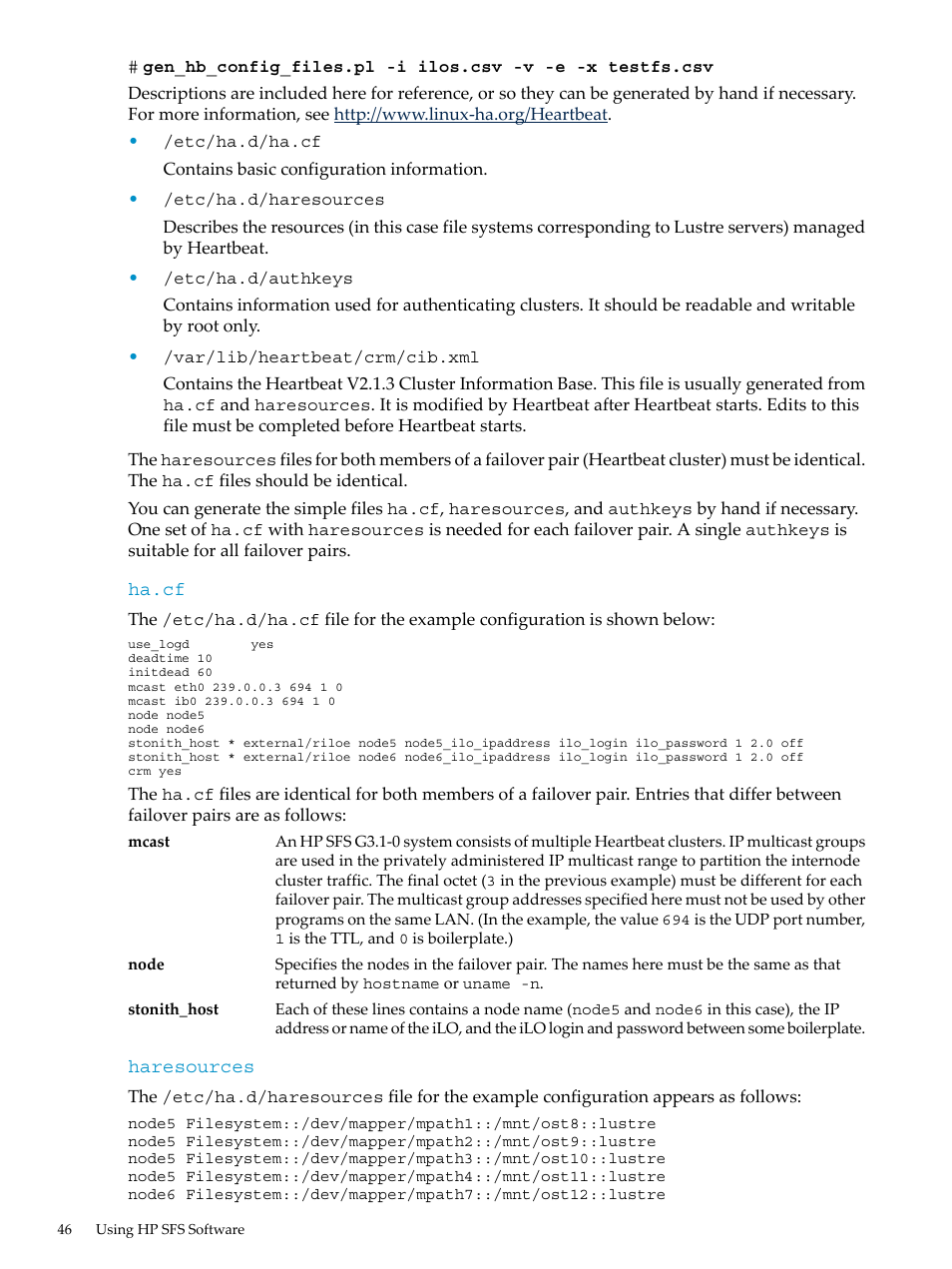 HP StorageWorks Scalable File Share User Manual | Page 46 / 70