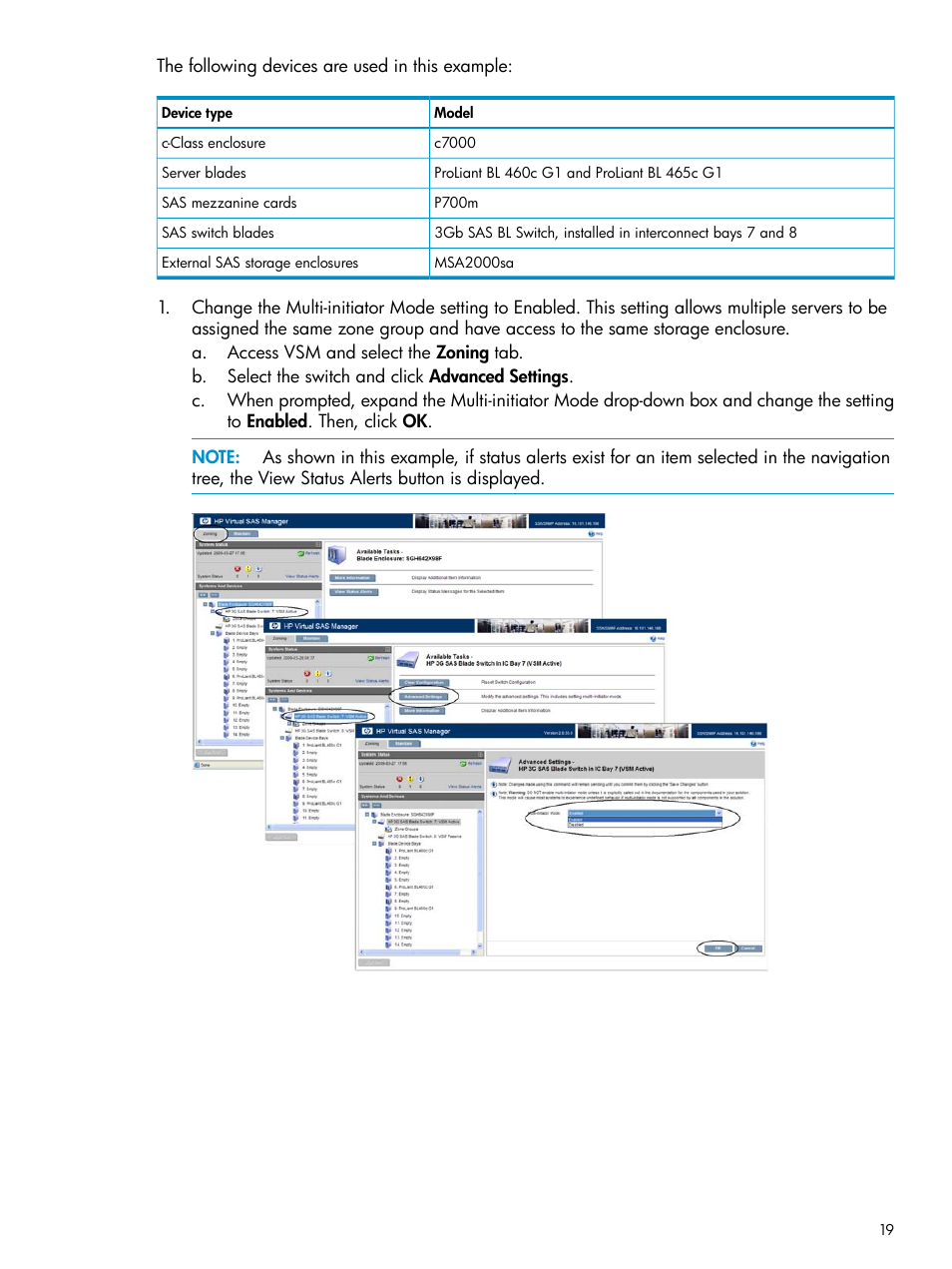 HP 3Gb SAS Switch for HP BladeSystem c-Class User Manual | Page 19 / 86