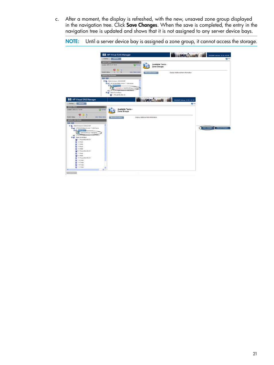 HP 3Gb SAS Switch for HP BladeSystem c-Class User Manual | Page 21 / 86