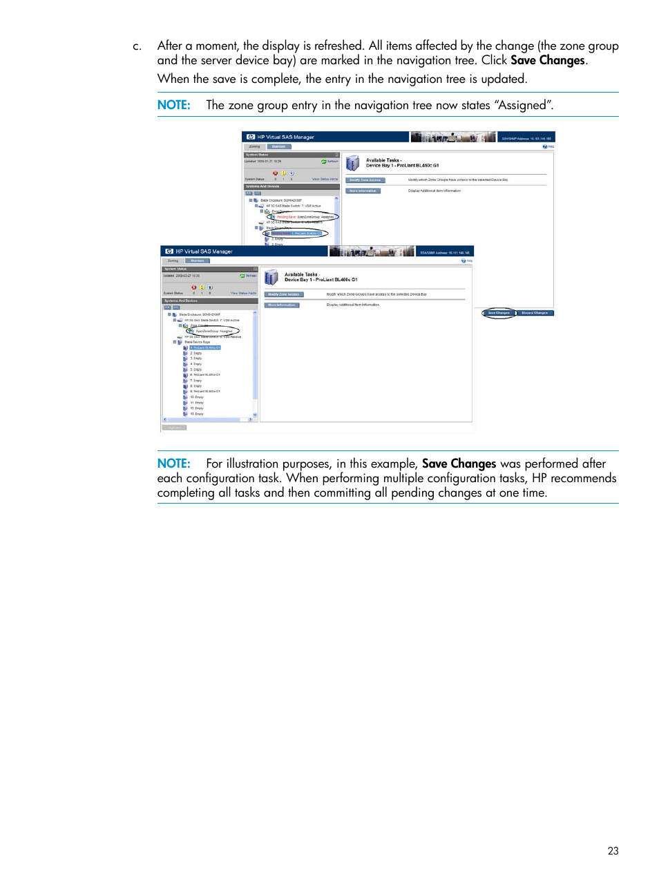 HP 3Gb SAS Switch for HP BladeSystem c-Class User Manual | Page 23 / 86