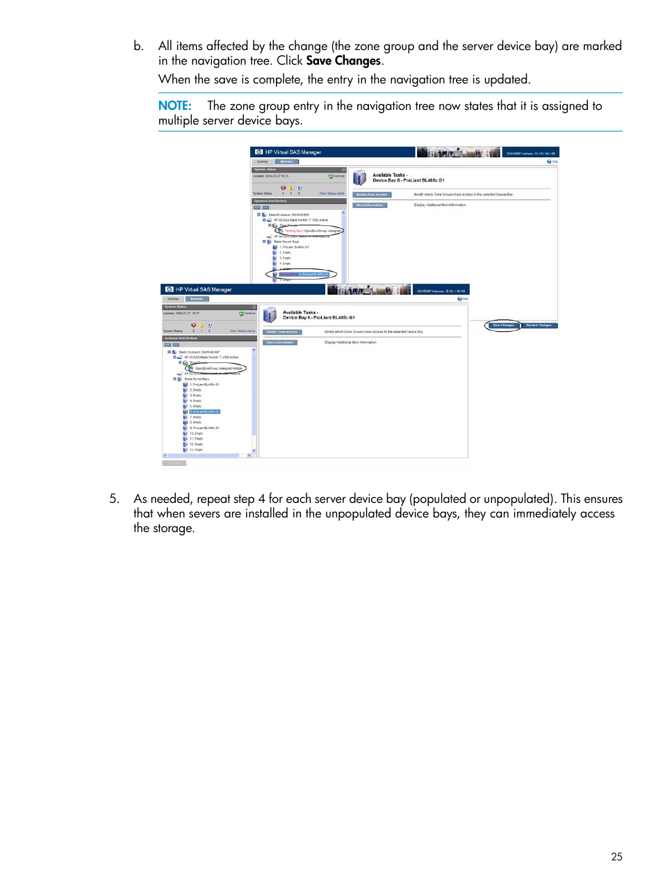 HP 3Gb SAS Switch for HP BladeSystem c-Class User Manual | Page 25 / 86