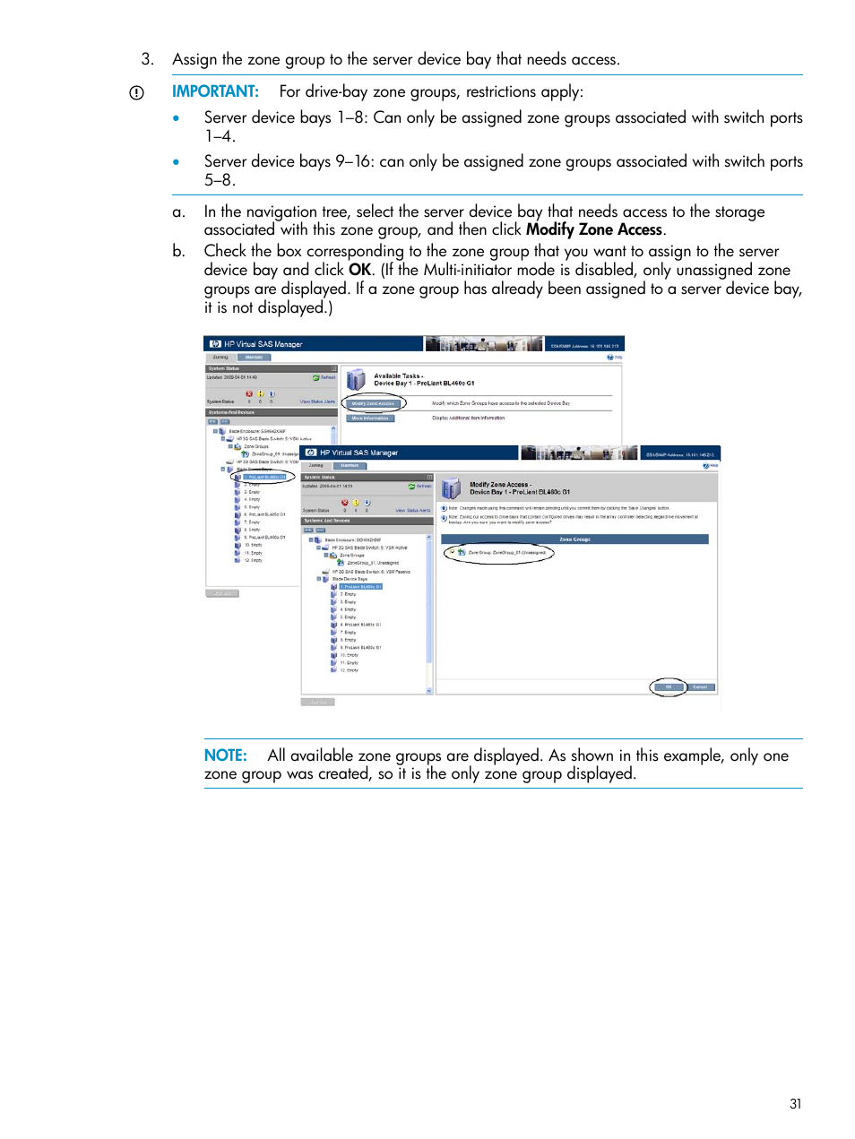 HP 3Gb SAS Switch for HP BladeSystem c-Class User Manual | Page 31 / 86